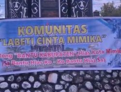 Suasana Natal Tidak Dirasakan, Warga Galang Dana Hiasi Kota Timika